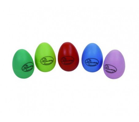 26055820 DIMAVERY Egg-Shaker spalvotų marakasų komplektas